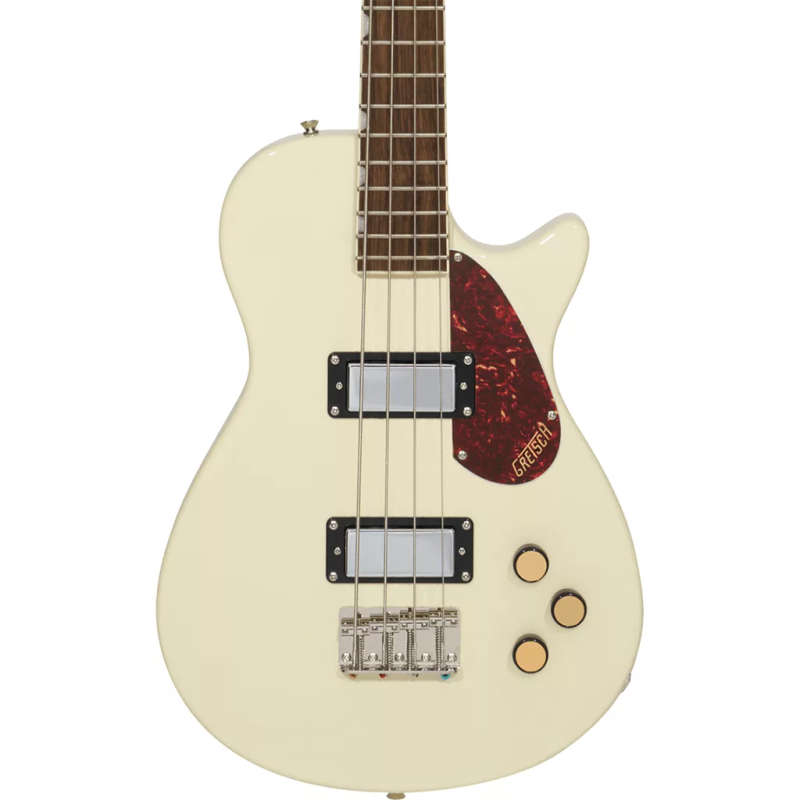 Gretsch Streamliner Jet Club Bass Single-Cut Bass Guitar - Vintage White