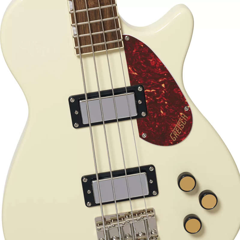 Gretsch Streamliner Jet Club Bass Single-Cut Bass Guitar - Vintage White