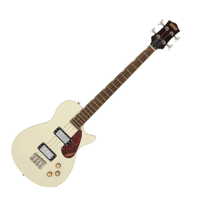 Gretsch Streamliner Jet Club Bass Single-Cut Bass Guitar - Vintage White