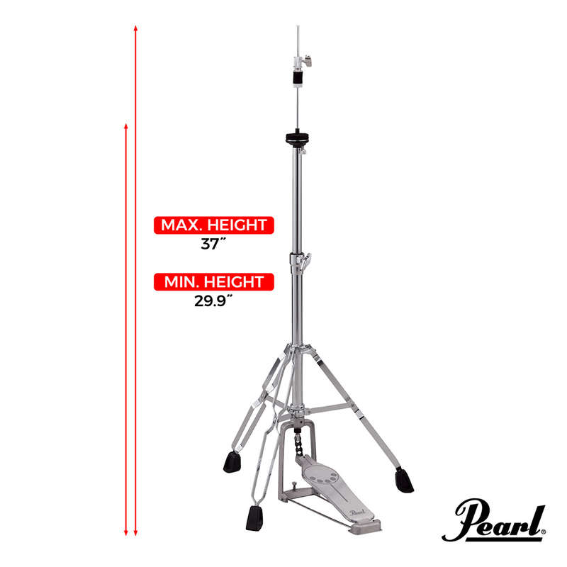 Pearl H830 830 Series Hi-hat Stand with Clutch - Double Braced