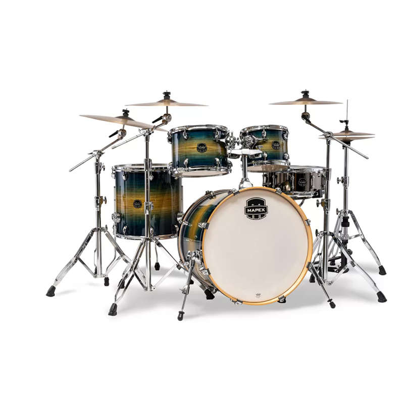 Mapex Armory Rock Drum Kit - Rainforest Burst (excludes hardware & cymbals)