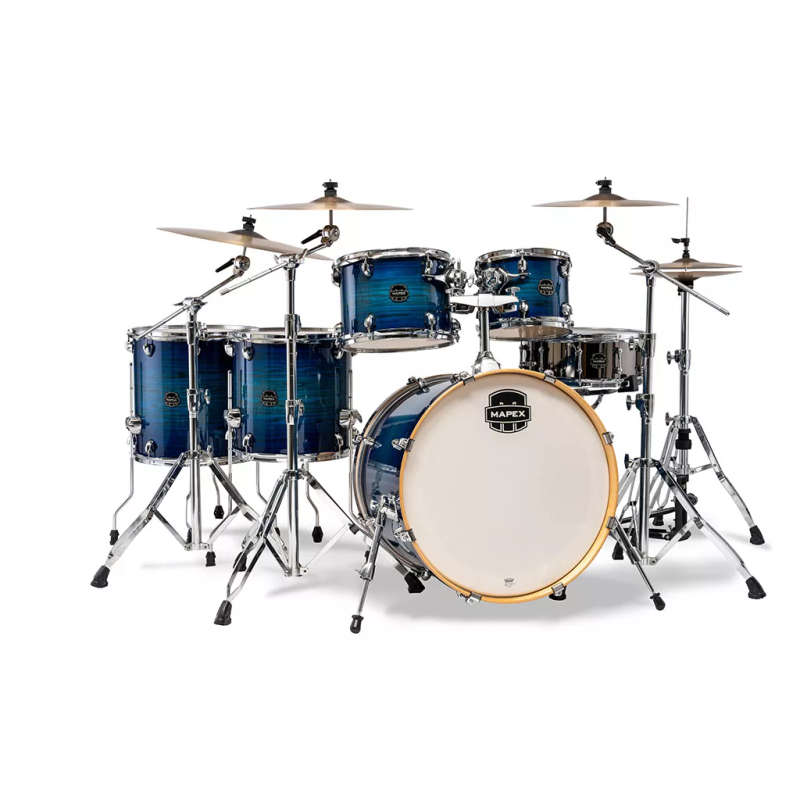 Mapex Armory AR628SFUV Studioease Drum Kit - Blue Wave Burst (excludes hardware & cymbals)