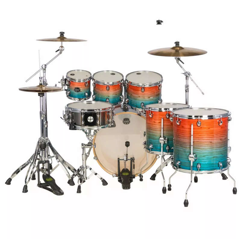 Mapex Armory Limited Edition 7-Piece StudioeaseDrum Kit - Garnet Ocean (excludes hardware & cymbals)