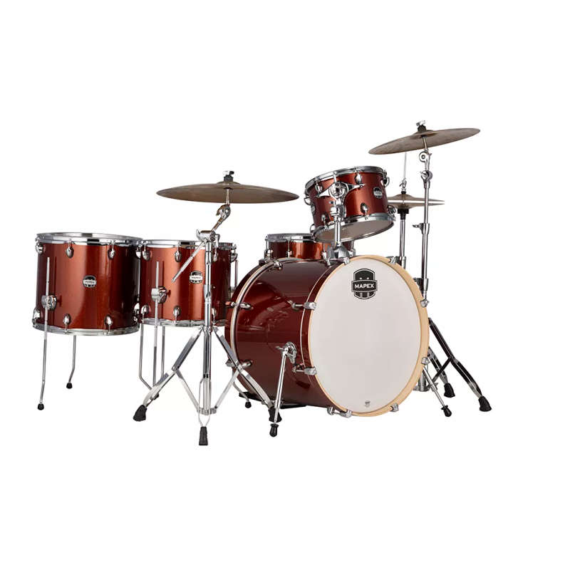 Mapex Mars 5-Piece Crossover Shell Pack - Blood Orange Sparkle