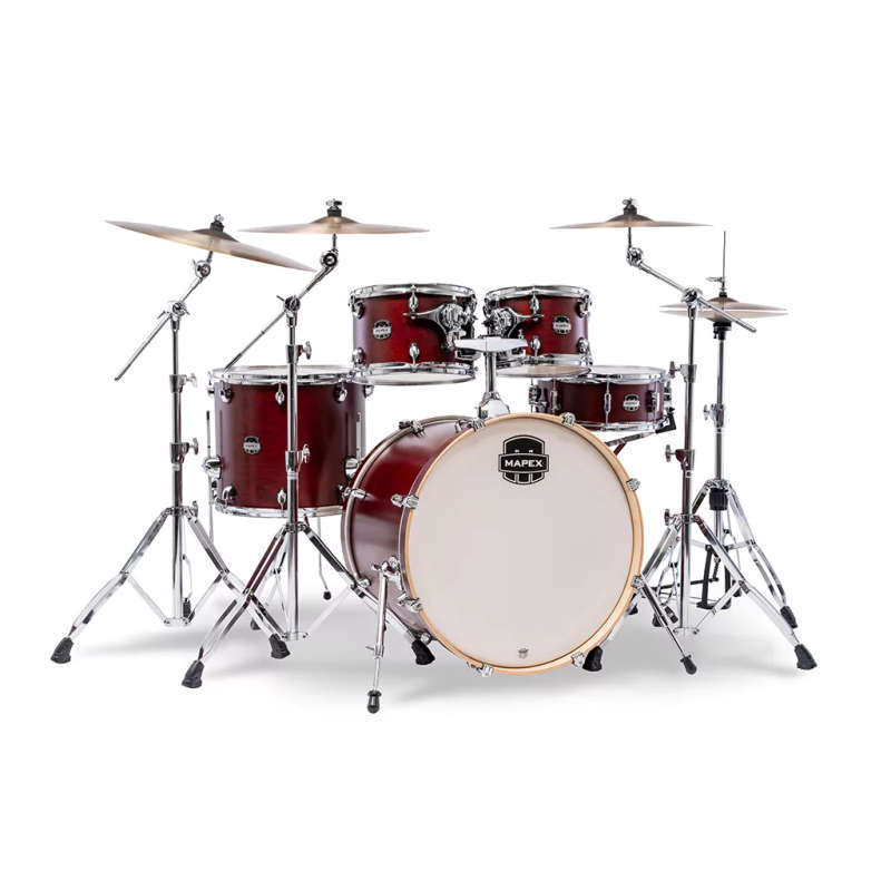 Mapex Mars Maple 5-Piece Rock Shell Pack - Merlot Satin