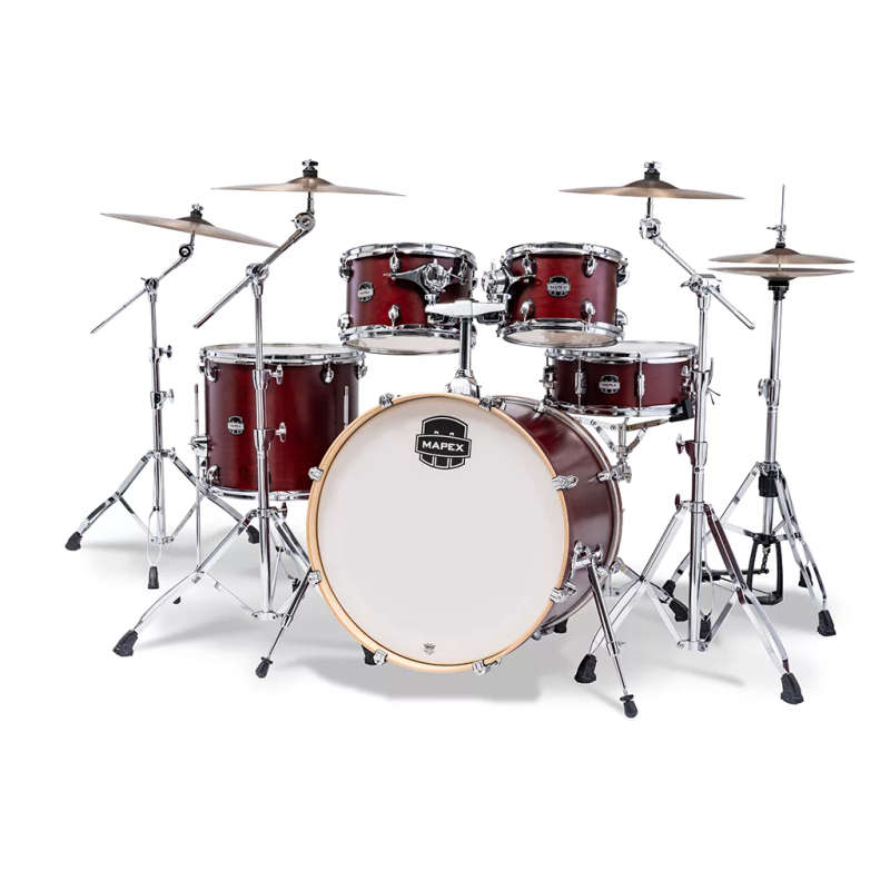 Mapex Mars Maple 5-Piece Rock Shell Pack - Merlot Satin