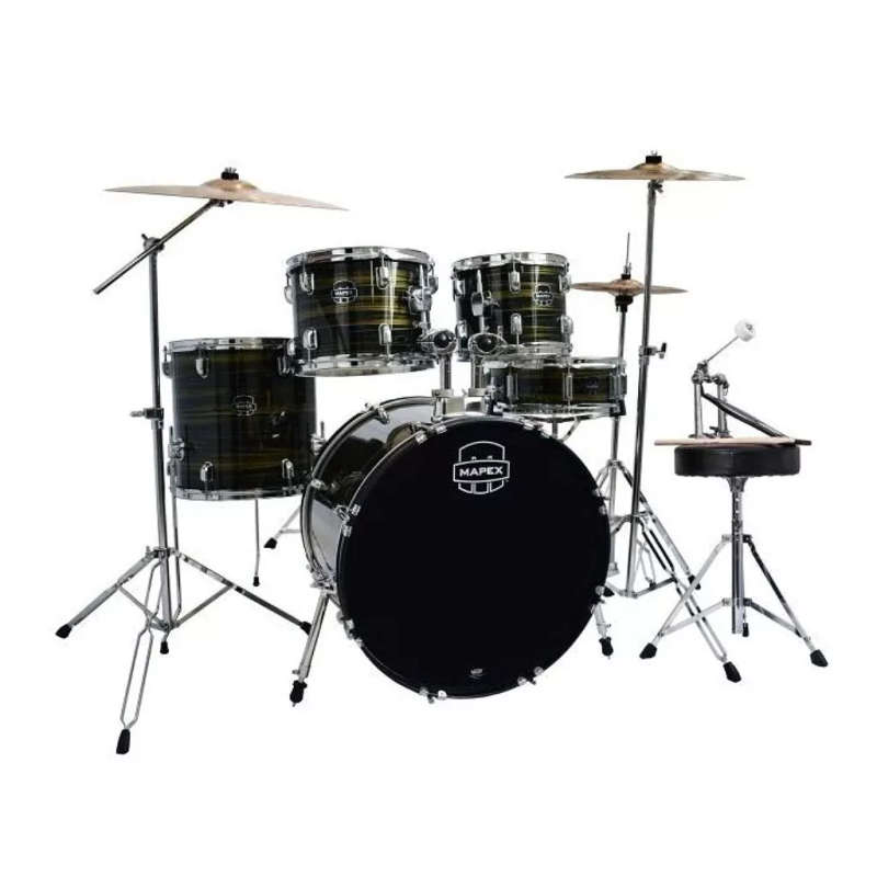 Mapex Prodigy 5-Piece Drum Kit  - Ebony Yellow Grain