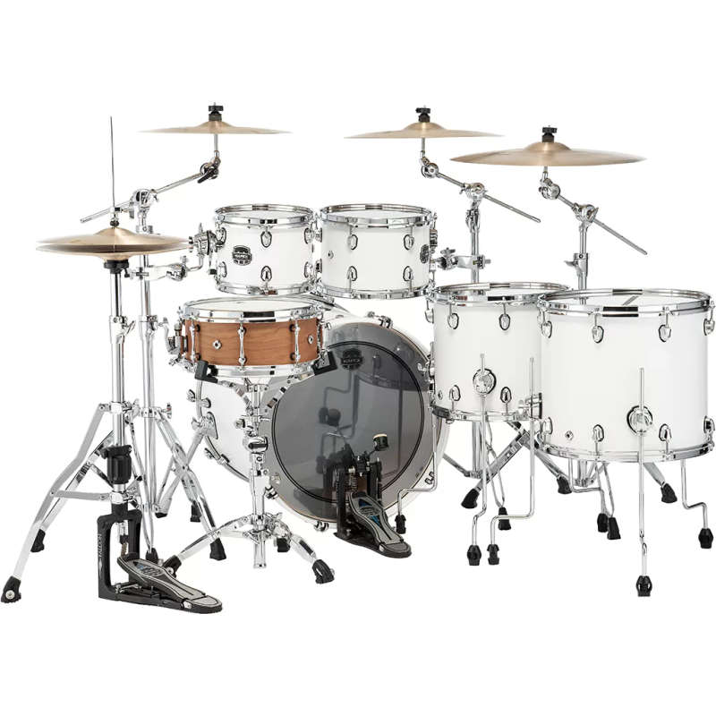 Mapex Saturn   Shell Pack 5-Piece Drum Kit - Satin White (shell pack only)