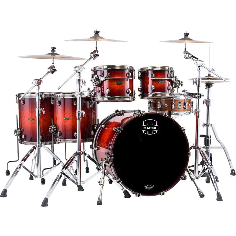 Mapex Saturn Evolution Special Edition 5-Piece Drum Kit - Exotic Elmwood Burst (shell pack only)