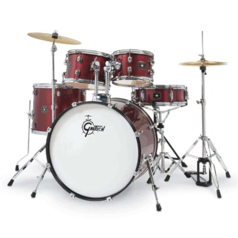 Gretsch RG-E625 Renegade  5 Piece Shell Pack with Hardware and Cymbals - Ruby Sparkle