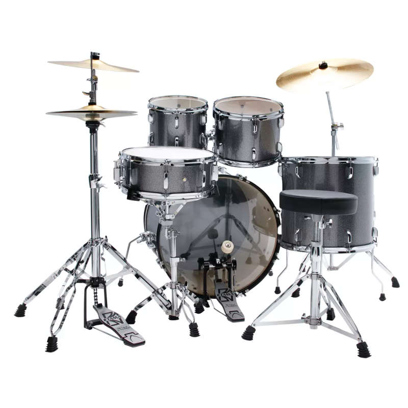Tama Stagestar 5-Piece Drum Kit with 22" Bass Drum - Cosmic Silver Sparkle