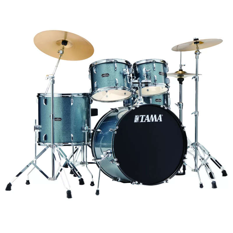 Tama Stagestar 5-Piece Drum Kit with 22" Bass Drum - Sea Blue Mist
