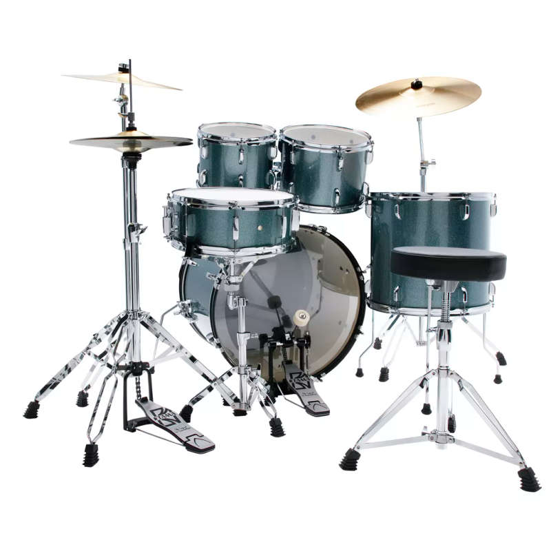 Tama Stagestar 5-Piece Drum Kit with 22" Bass Drum - Sea Blue Mist