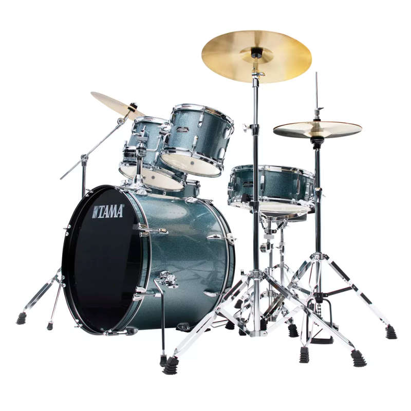 Tama Stagestar 5-Piece Drum Kit with 22" Bass Drum - Sea Blue Mist