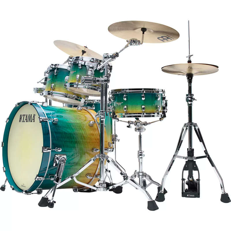 Tama Starclassic Maple Drum Shell Kit - Marine Shoreline Movingui Fade