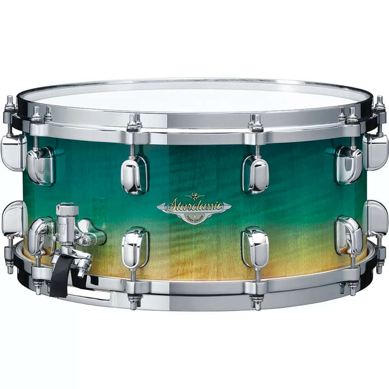 Tama Starclassic Maple 14x6.5" Snare Drum - Marine Shoreline Movingui Fade