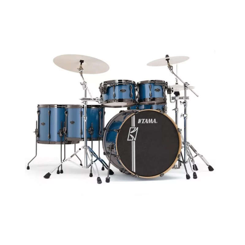 Tama Superstar Hyper-Drive 5-Piece Drum Kit with Snare - Vintage Blue Metallic