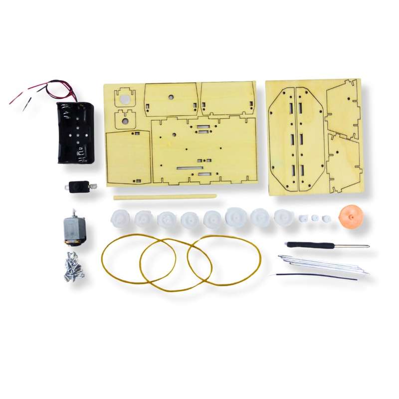 STEM Educational Toy: Thomas - The Small Wooden Tank