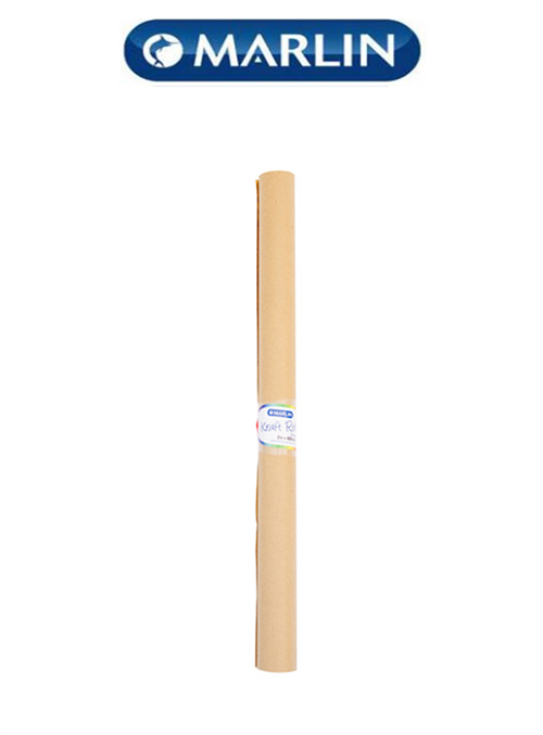 Marlin Brown Kraft Roll 480mm X 2m