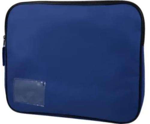 Marlin Canvas Book Bag Navy Blue  Safe And Secure Zip Closure Size 29cmx37cm Fits A4 Size Item...