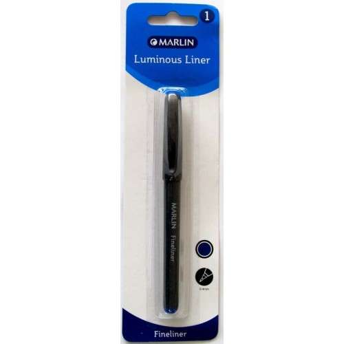 Marlin Precision Fineliner Pens Colour: Blue