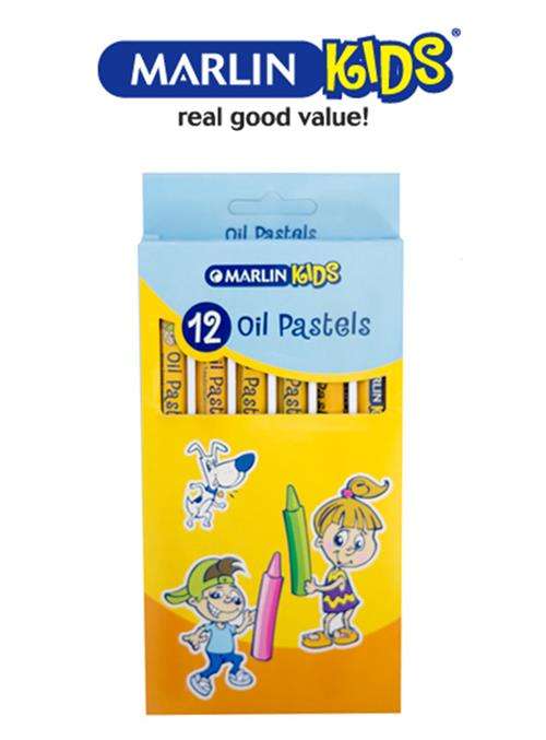 Marlin Kids Oil Pastels (Pack of 12)