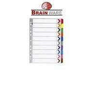 Brainware A4 Board Dividers Tab 1