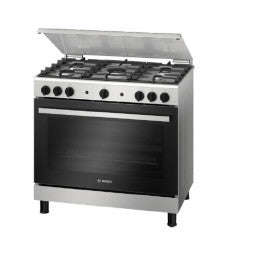 Bosch HGV1F0Y50Z 900mm 5 Burner Freestanding Gas Cooker