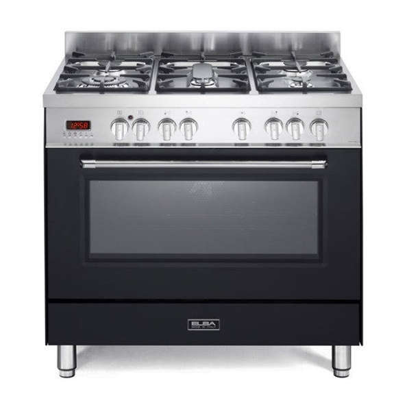 Elba 01/9S4EX937NB Black 90cm Gas / Electric Cooker