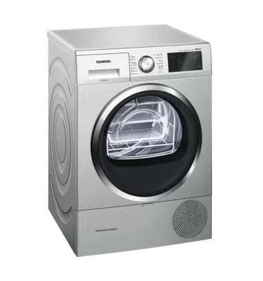 Siemens iQ500 Dryer 9 kg silver inox WT7W466SZA
