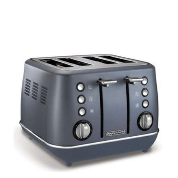 Morphy Richards 4 Blue Toaster With Hi-lift facility Dual B 240102