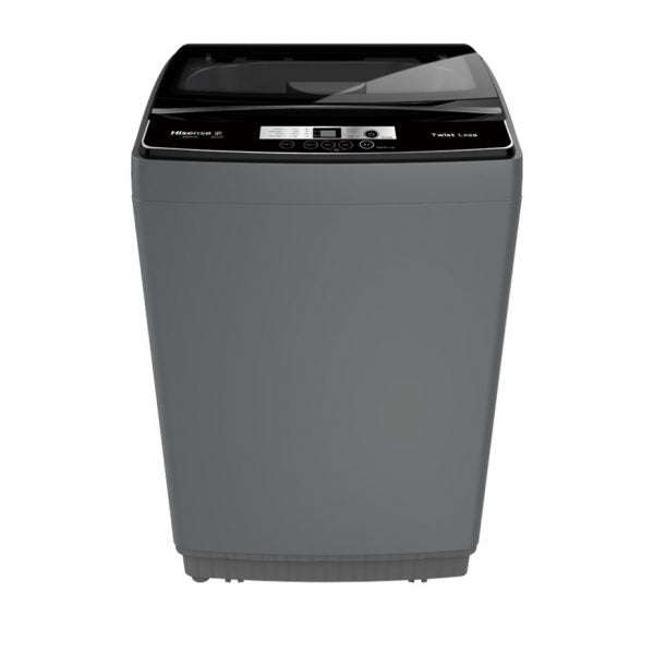 Hisense WTX1602T 16kg Top Loader, Titanium Silver