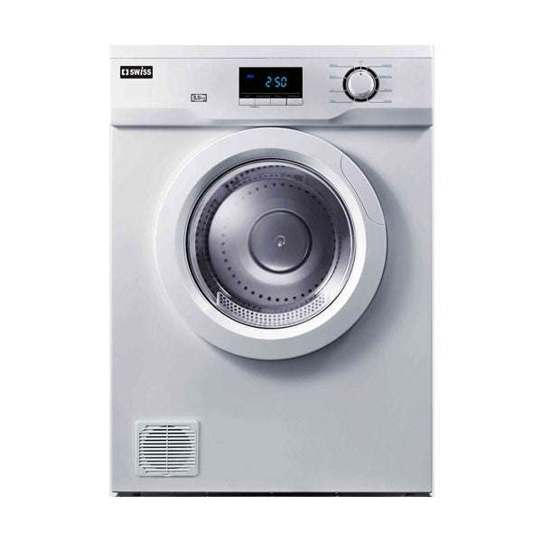 Swiss 8.5kg White Vented Dryer - TDEV85W