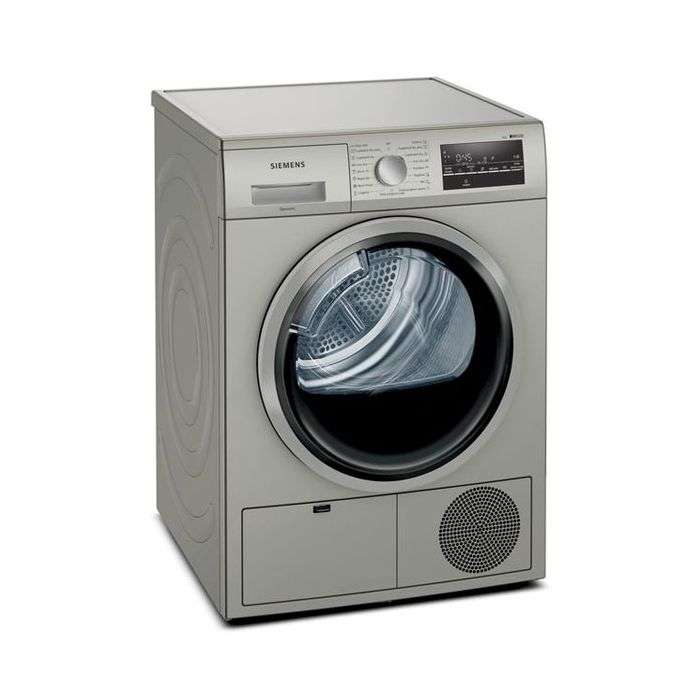 Siemens 8kg Silver Condenser Dryer - WT46G40SZA