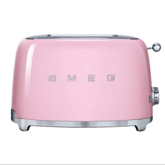Smeg TSF01PKSA Glossy Pink Toaster
