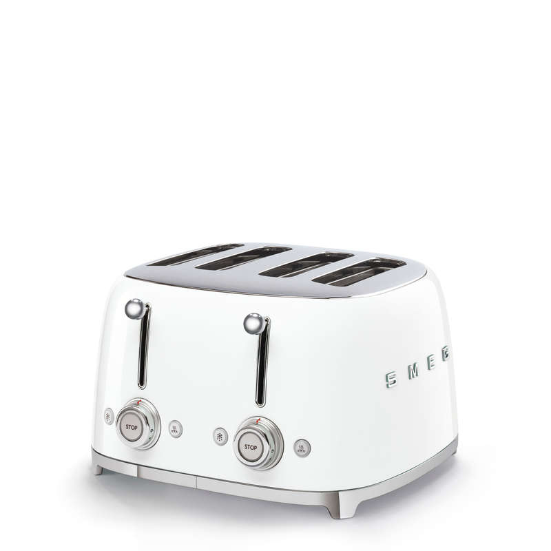 Smeg TSF03WHSA 4 Slice White Retro Toaster