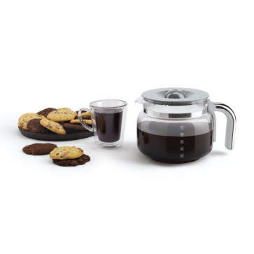 Smeg DCF02BLSA 1.4L Black Drip Coffee Machine