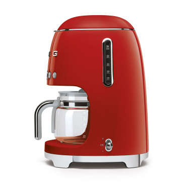 Smeg DCF02RDSA 1.4L Red Drip Coffee Machine