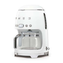 Smeg DCF02WHSA 1.4L White Drip Coffee Machine
