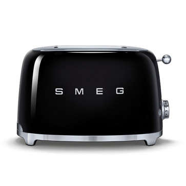 Smeg TSF01BLSA Black Retro Toaster
