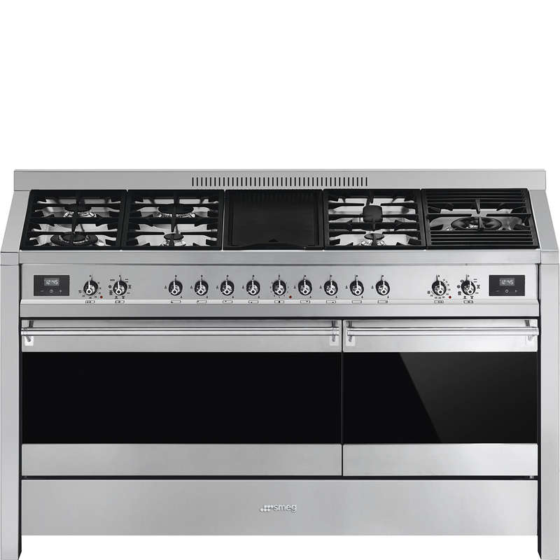 Smeg A5-81 150cm Opera Double Cavity Cooker S/Steel
