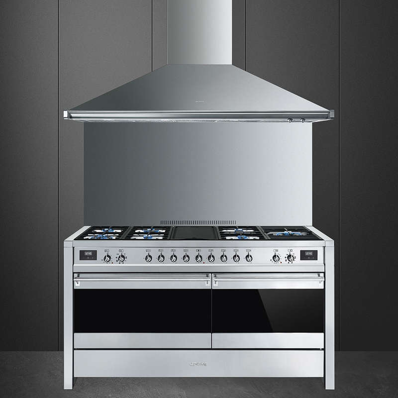 Smeg A5-81 150cm Opera Double Cavity Cooker S/Steel