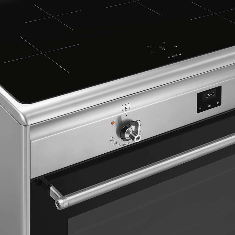 Smeg Cooker with Induction Hob CG90CIXT