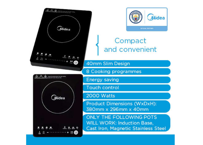 Midea Single Plate Induction Cooker MC-QHW2002
