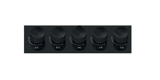 Whirlpool Black 5 Burners Gas Hob - GOA7523/NB1