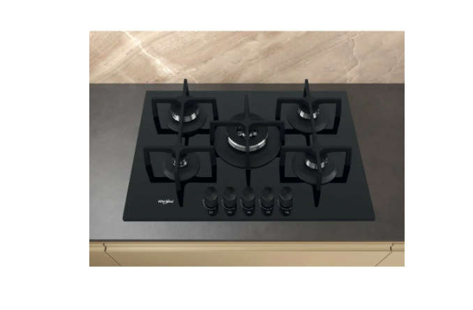 Whirlpool Black 5 Burners Gas Hob - GOA7523/NB1