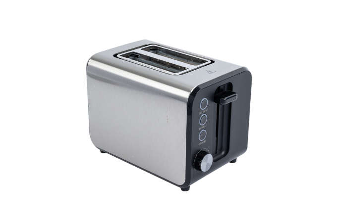 Midea Stainless Steel Deluxe Kettle & 2 Slice Toaster Breakfast Pack - MD-BP-17S30B-RW2L
