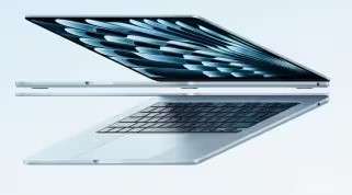 Apple 13 inch Macbook Air: Apple M4 chip with 10-core CPU, 8-core GPU 16GB RAM 256GB SDD Sky Blue