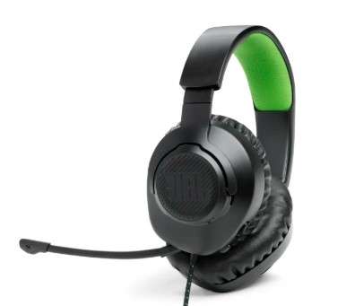 JBL Q100X Wired Over Ear Gaming Headphone For XBOX - Black / Green