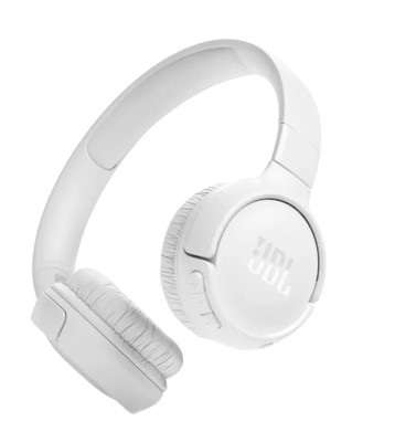 JBL Tune 520 Bluetooth On Ear Headphone - White